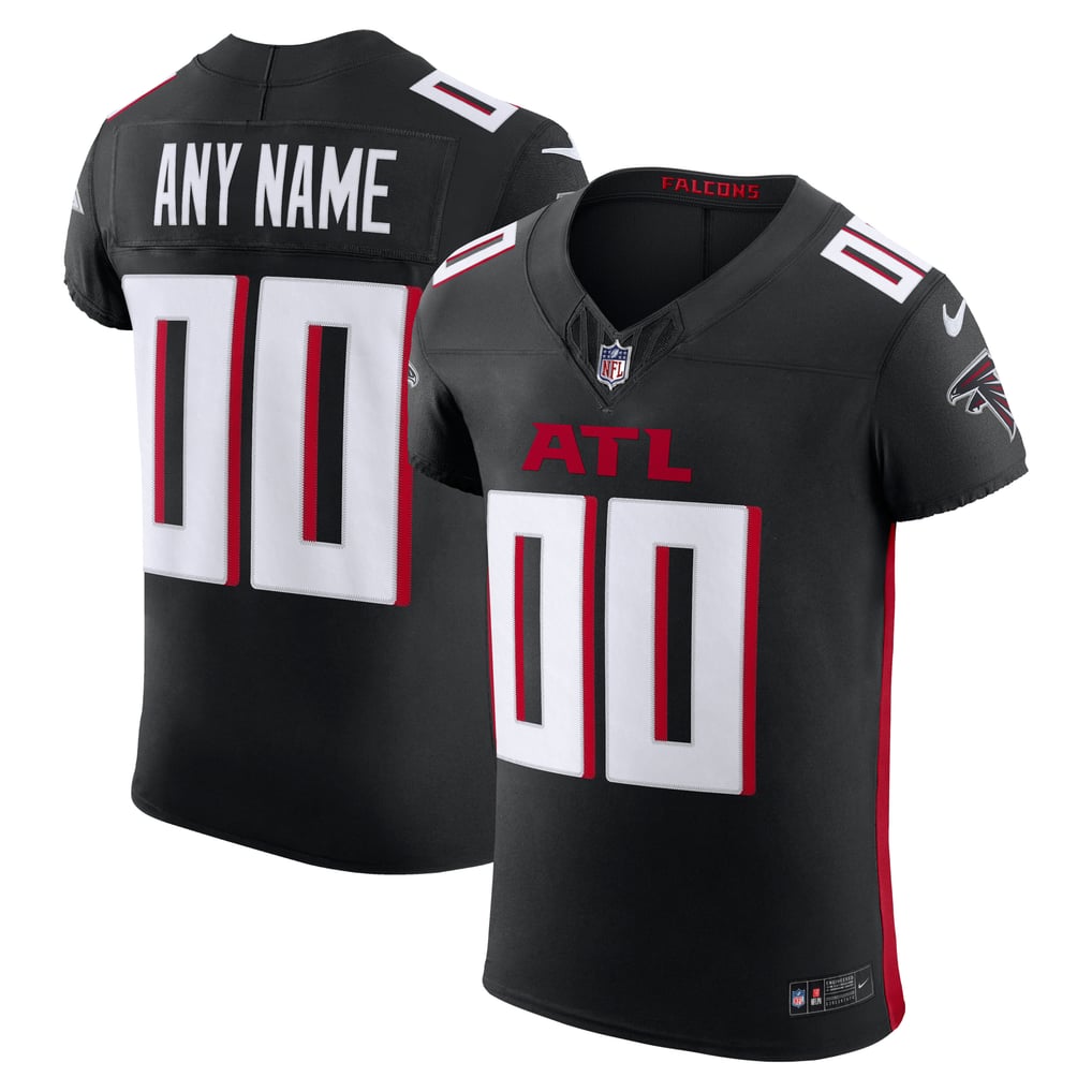 Men's Atlanta Falcons Black Vapor F.U.S.E. Elite Custom Jersey