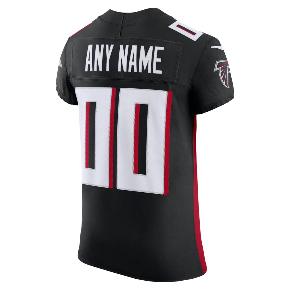Men's Atlanta Falcons Black Vapor F.U.S.E. Elite Custom Jersey