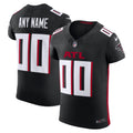 Men's Atlanta Falcons Black Vapor F.U.S.E. Elite Custom Jersey