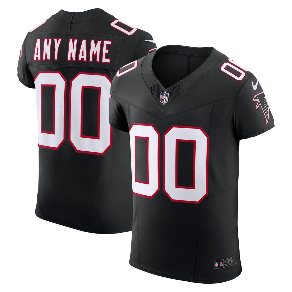 Men's Atlanta Falcons Black Vapor F.U.S.E. Elite Custom Jersey