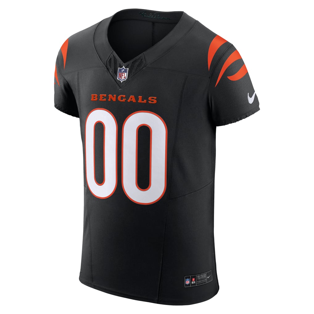 Men's Cincinnati Bengals Black Team Vapor F.U.S.E. Elite Custom Jersey