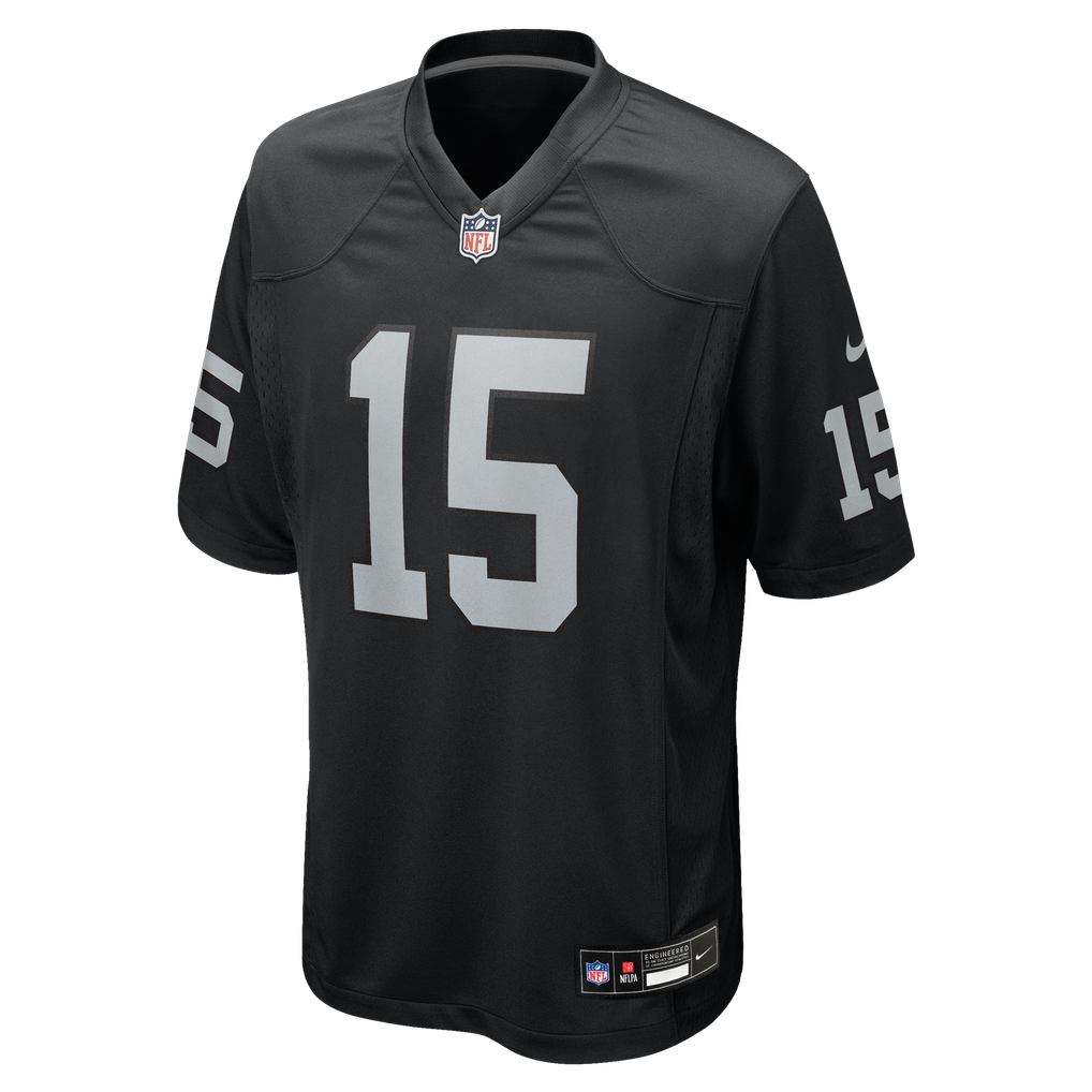 Men's Las Vegas Raiders Fernando Mendoza Black Team Game Jersey