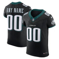 Men's Philadelphia Eagles Black Alternate Vapor F.U.S.E. Elite Custom Jersey