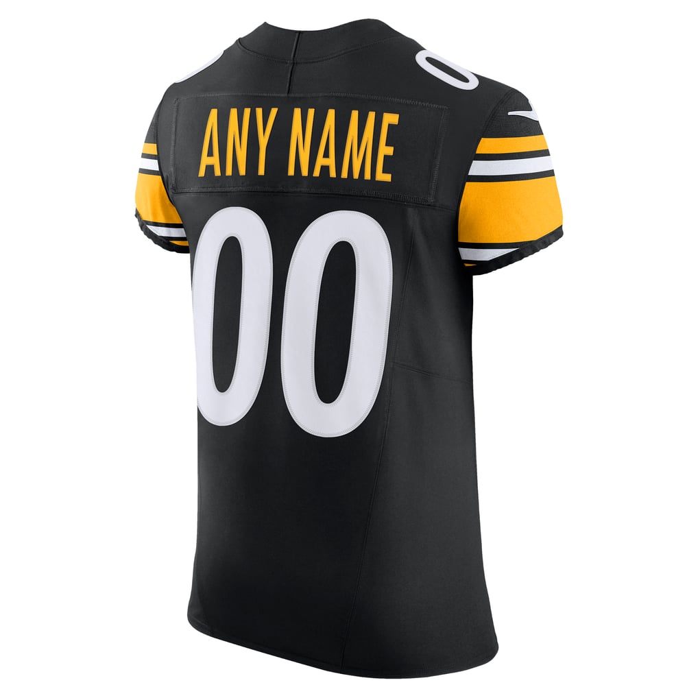 Men's Pittsburgh Steelers Black Vapor F.U.S.E. Elite Custom Jersey