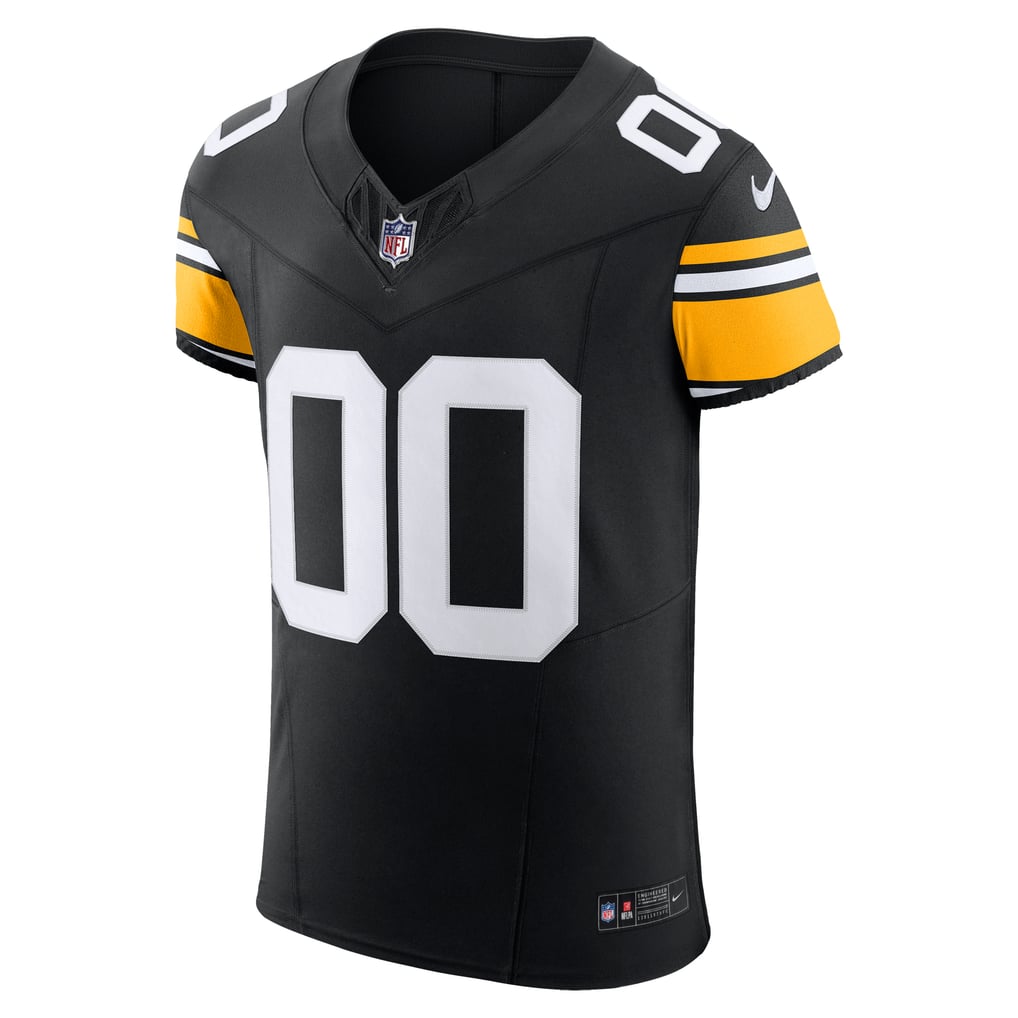 Men's Pittsburgh Steelers Black Vapor F.U.S.E. Elite Custom Jersey