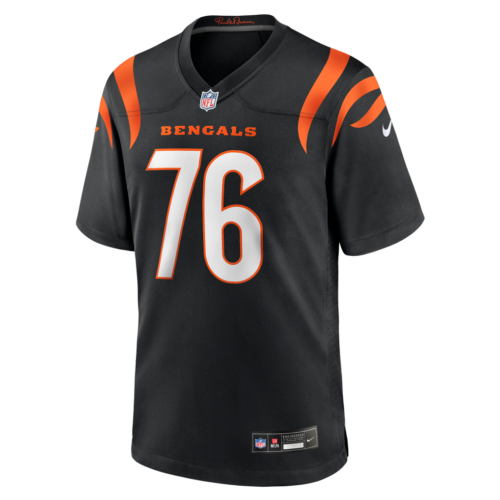 Men's Cincinnati Bengals Blake Freeland Black Team Game Jersey