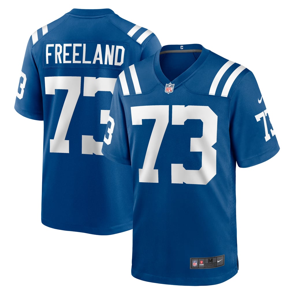 Men's Indianapolis Colts Blake Freeland Royal Team Game Jersey