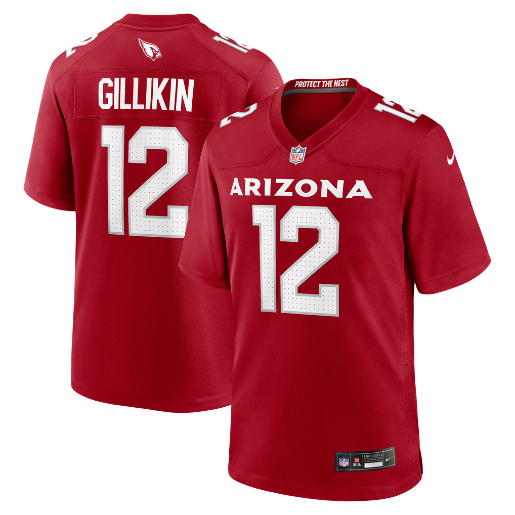 Men's Arizona Cardinals Blake Gillikin Cardinal Team Game Jersey