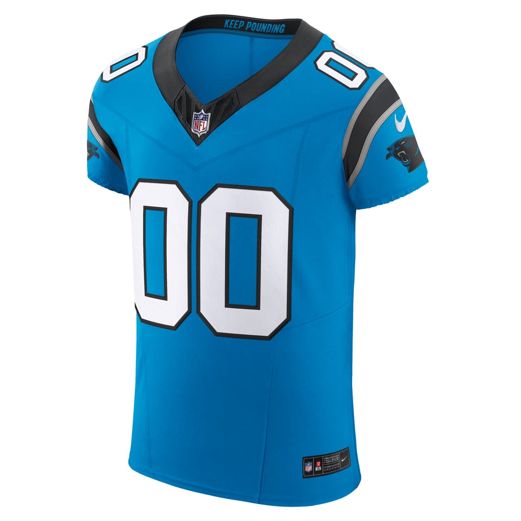 Men's Carolina Panthers Blue Vapor F.U.S.E. Elite Custom Jersey
