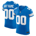 Men's Detroit Lions Blue Team Vapor F.U.S.E. Elite Custom Jersey