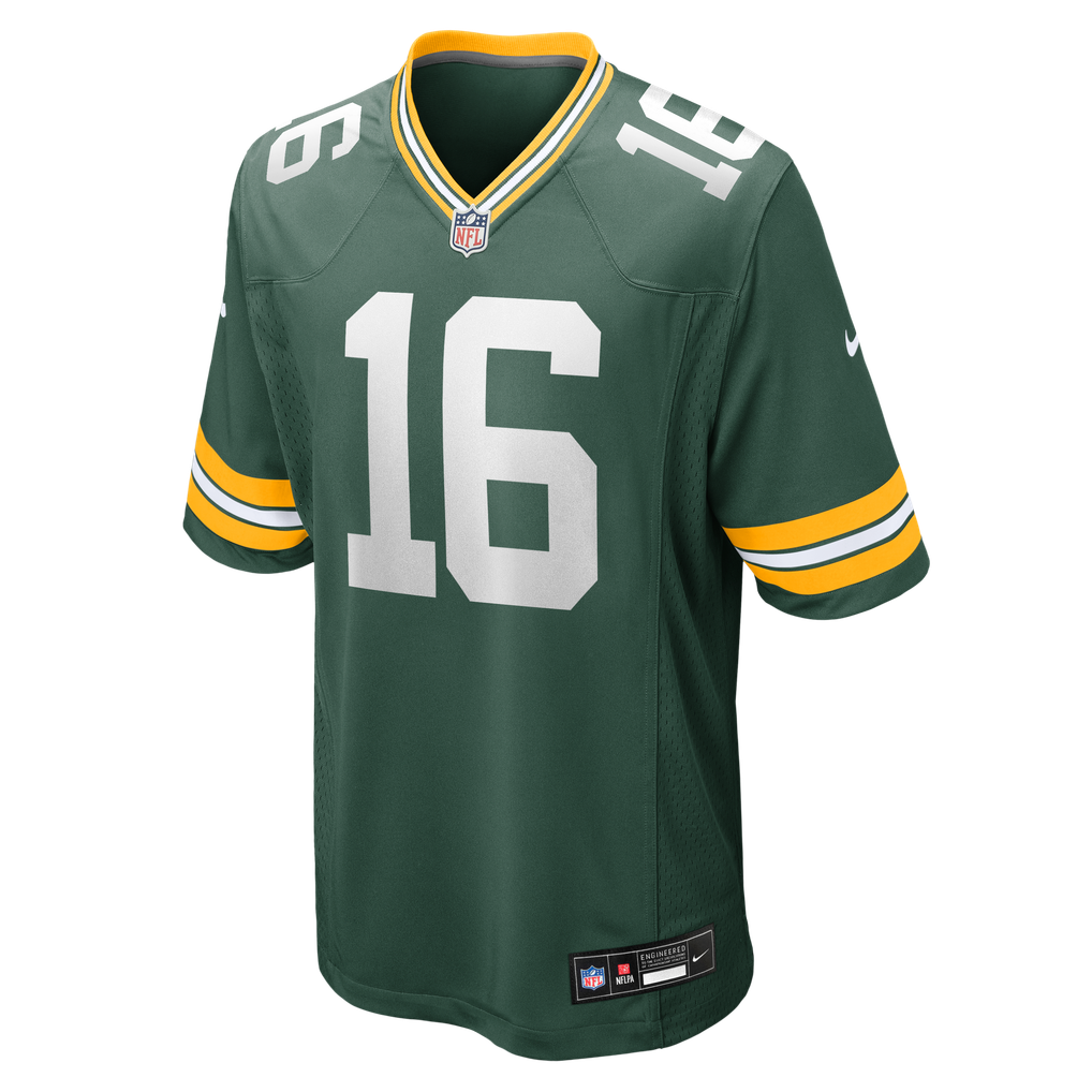 Men's Green Bay Packers Bo Melton Green Team Game Jersey
