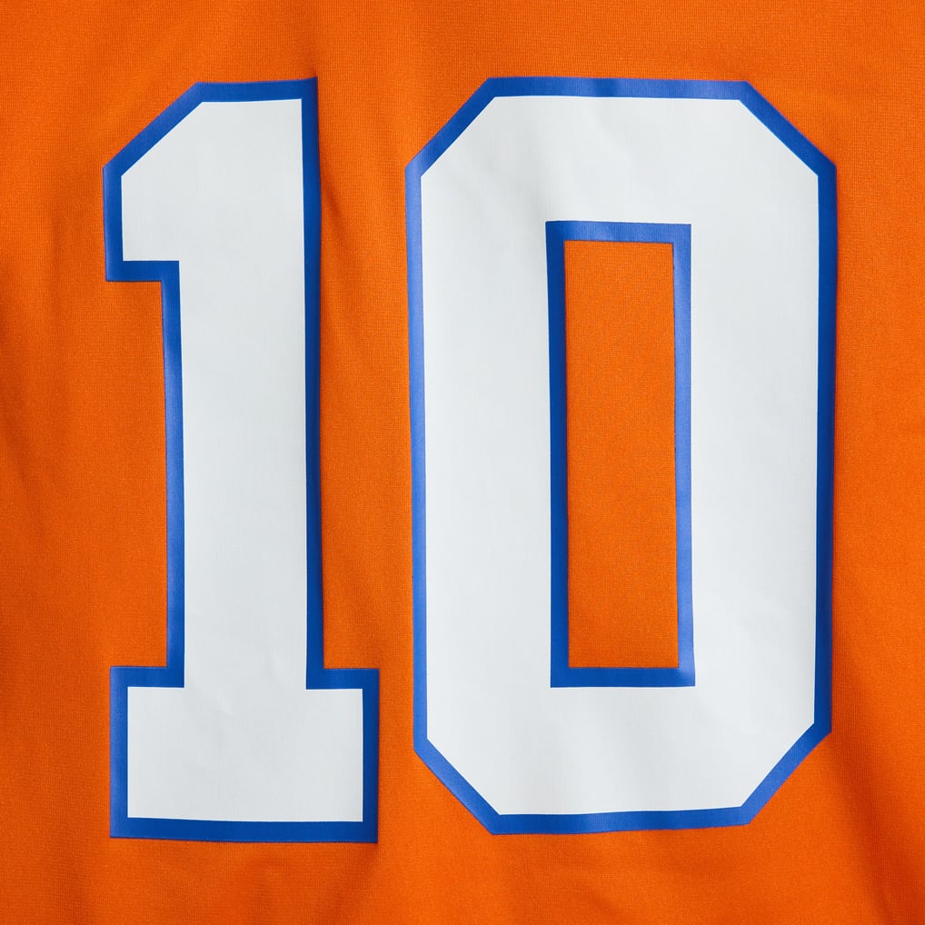 Men's Denver Broncos Bo Nix Orange Mile High Collection 1977 Throwback Player Game Jersey