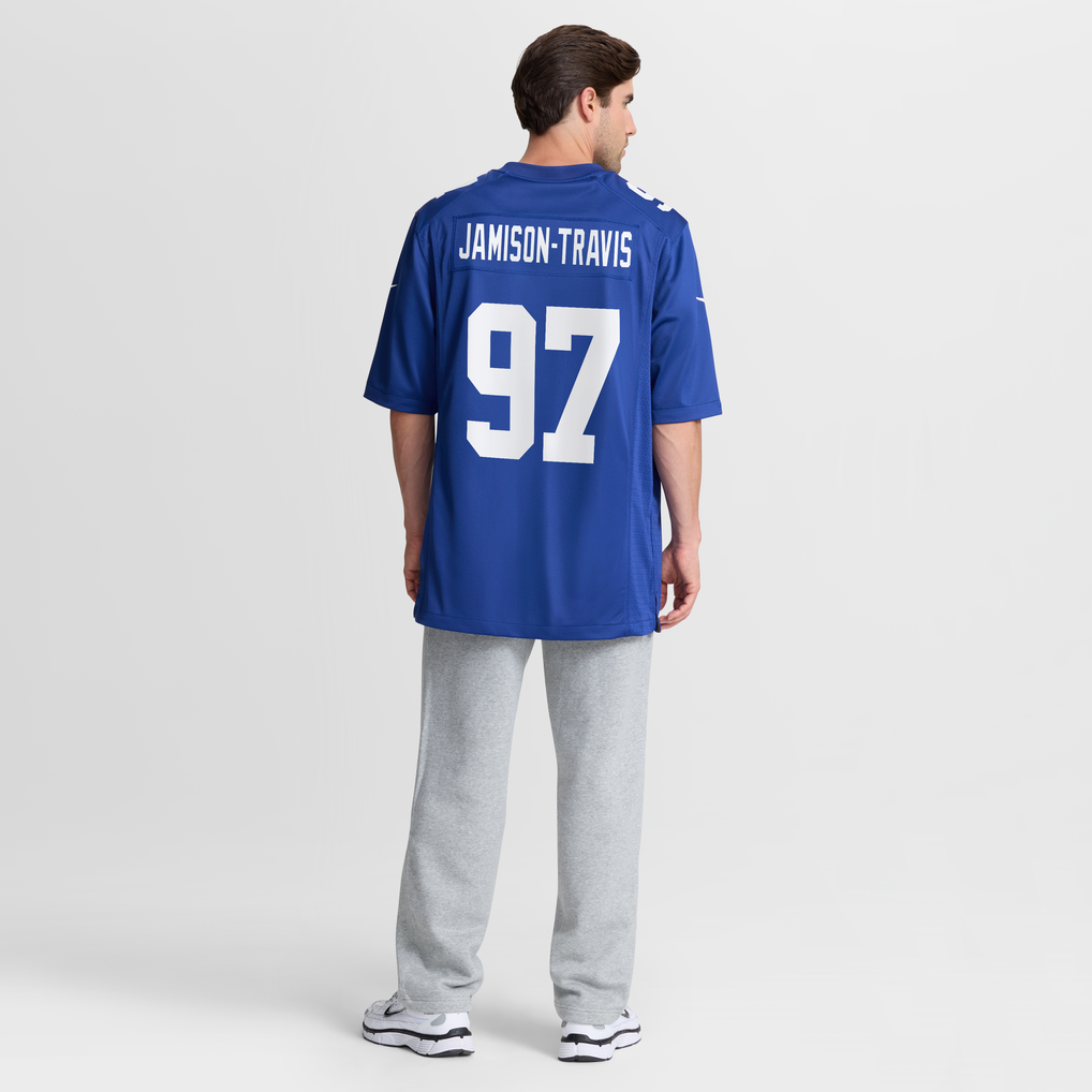 Men's New York Giants Bobby Jamison-Travis Royal Team Game Jersey