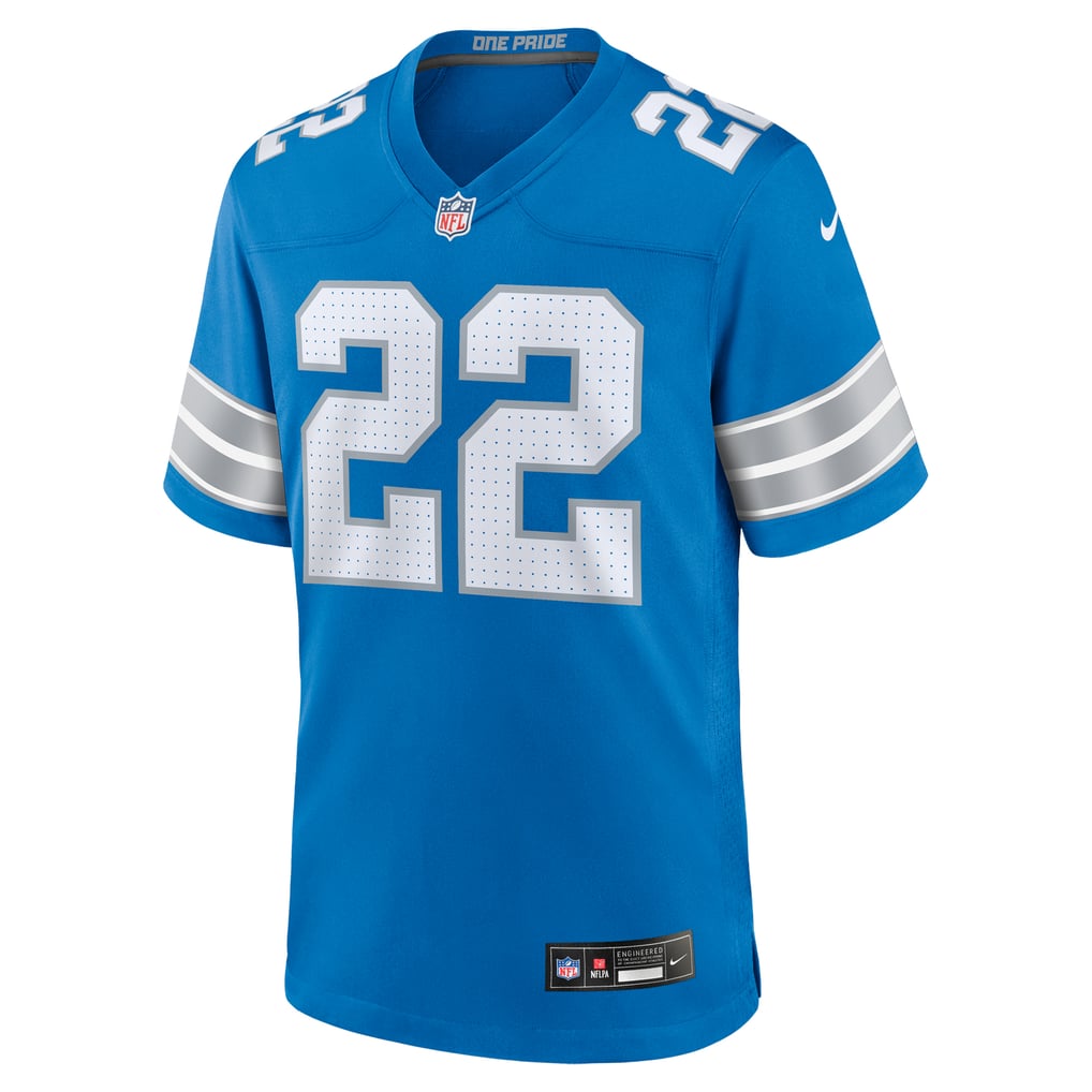 Men's Detroit Lions Bobby Layne Blue Retired Player Game Jersey