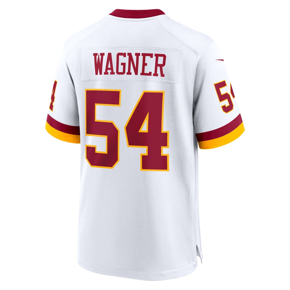 Men's Washington Commanders Bobby Wagner White Game Super Bowl Era Jersey