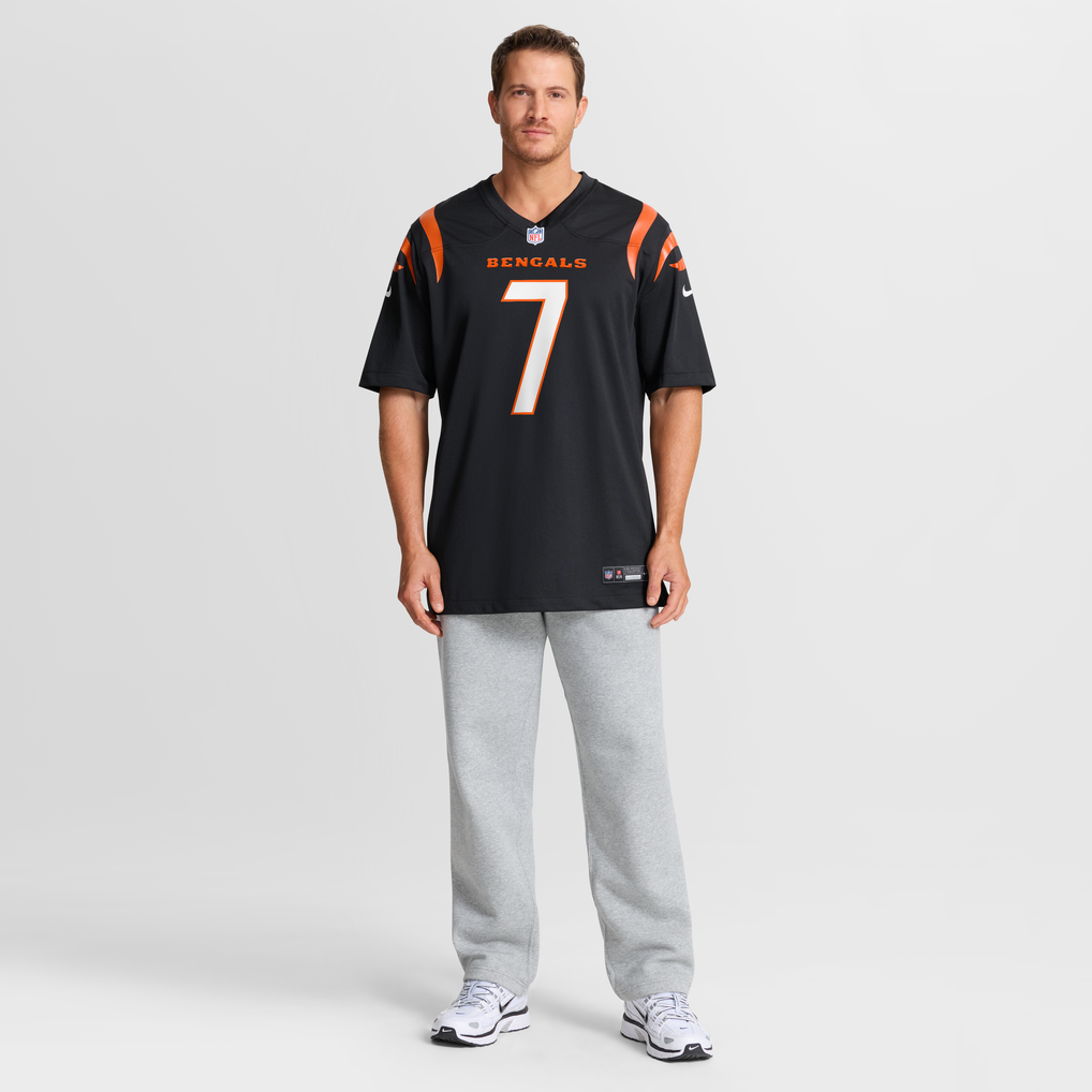 Men's Cincinnati Bengals Boomer Esiason Black Retired Player Jersey