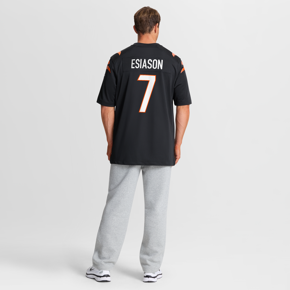Men's Cincinnati Bengals Boomer Esiason Black Retired Player Jersey