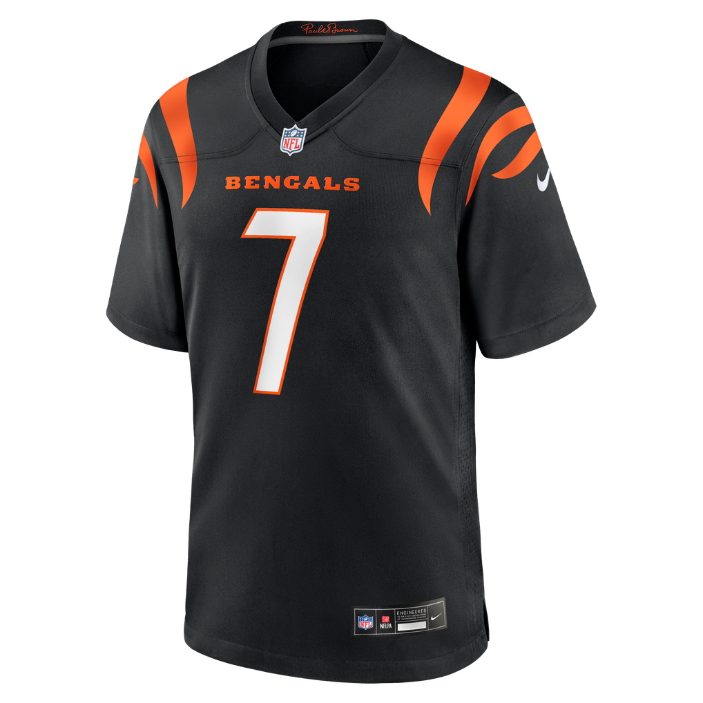 Men's Cincinnati Bengals Boomer Esiason Black Retired Player Jersey