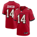 Men's Tampa Bay Buccaneers Brad Johnson Red Game Retired Player Jersey