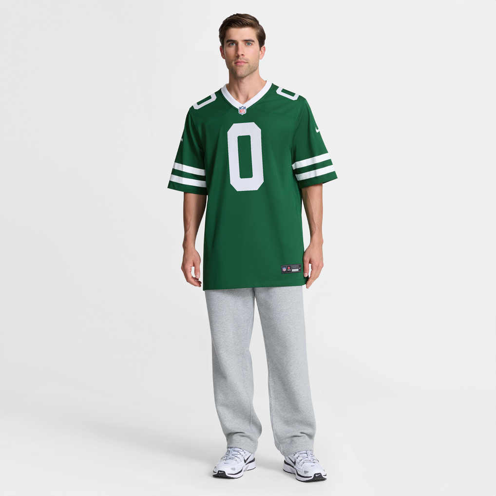 Men's New York Jets Braelon Allen Legacy Green Game Jersey