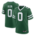 Men's New York Jets Braelon Allen Legacy Green Game Jersey
