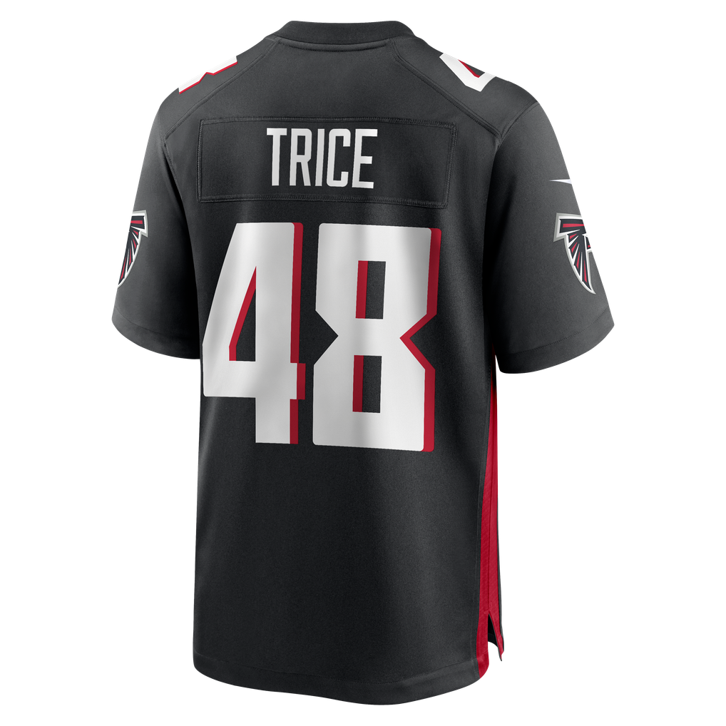Men's Atlanta Falcons Bralen Trice Black Team Game Jersey