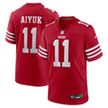 Men's San Francisco 49ers Brandon Aiyuk Scarlet Team Player Game Jersey