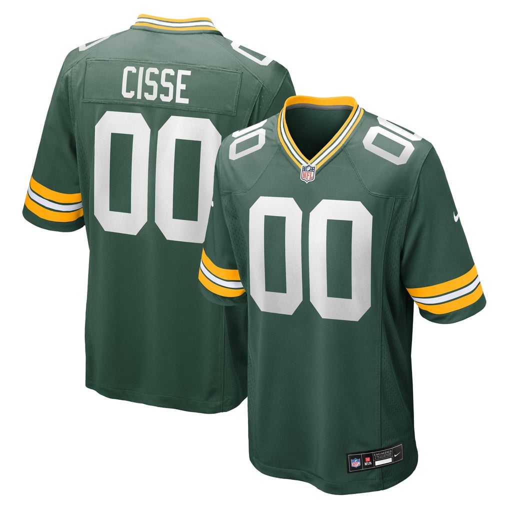 Men's Green Bay Packers Brandon Cisse Green Game Jersey
