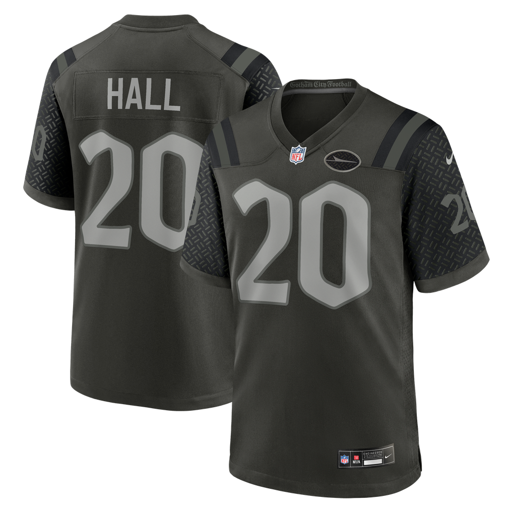 Men's New York Jets Breece Hall Green Rivalries Collection Game Jersey