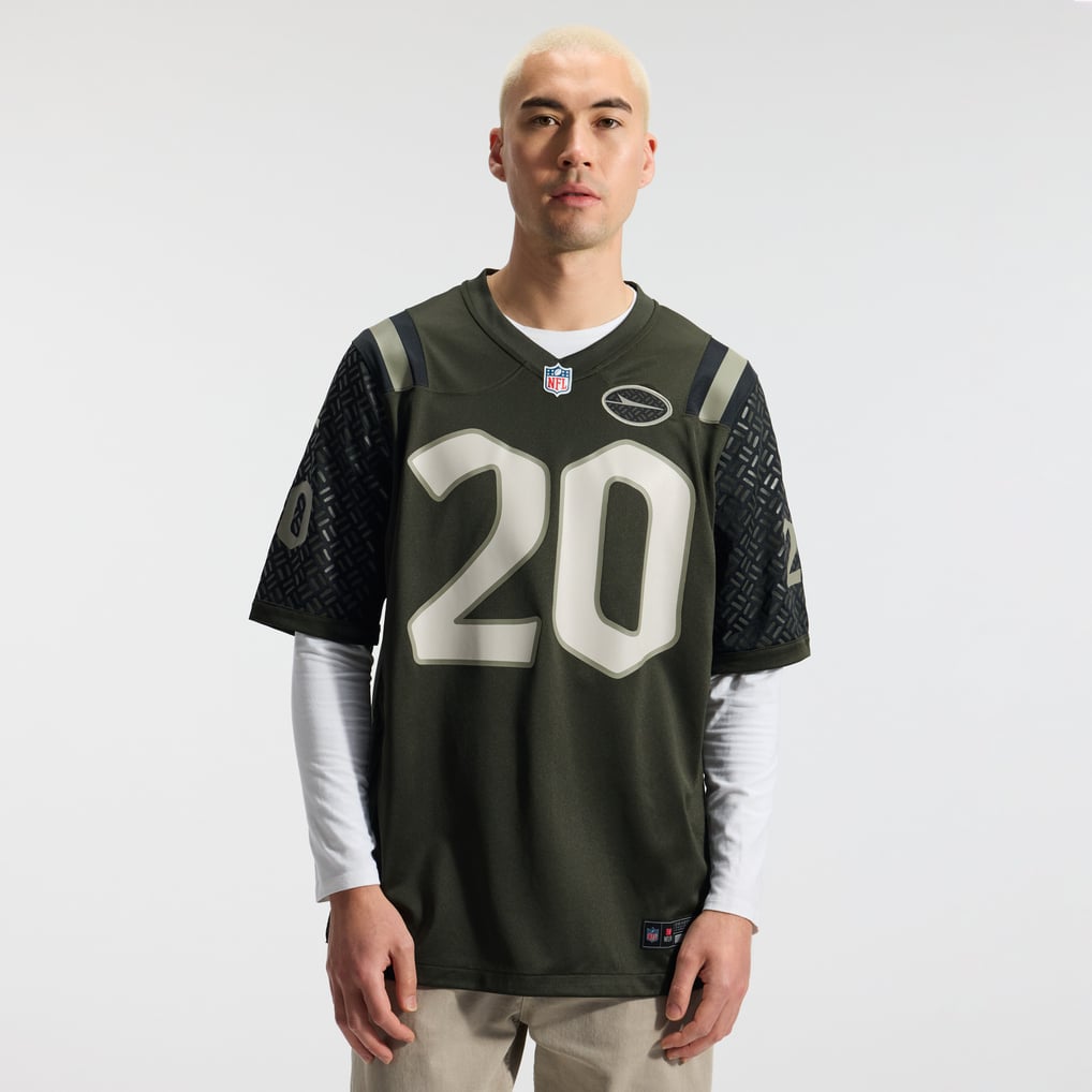Men's New York Jets Breece Hall Green Rivalries Collection Game Jersey