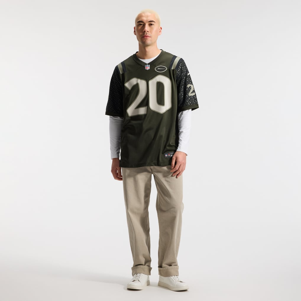 Men's New York Jets Breece Hall Green Rivalries Collection Game Jersey