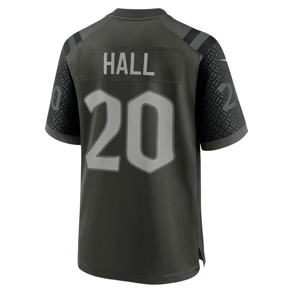 Men's New York Jets Breece Hall Green Rivalries Collection Game Jersey