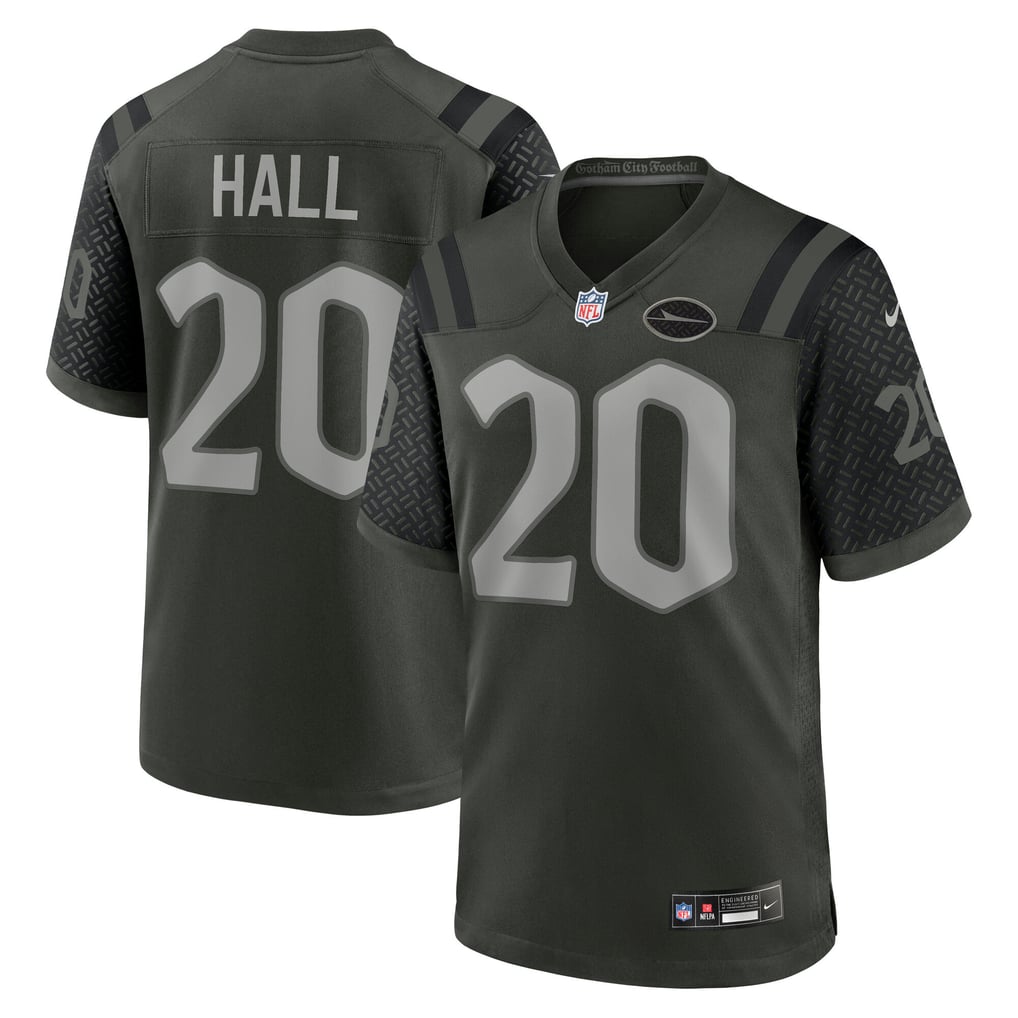 Men's New York Jets Breece Hall Green Rivalries Collection Game Jersey