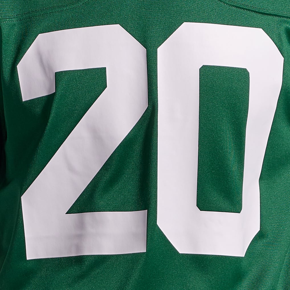 Men's New York Jets Breece Hall Legacy Green Game Jersey