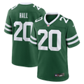 Men's New York Jets Breece Hall Legacy Green Game Jersey