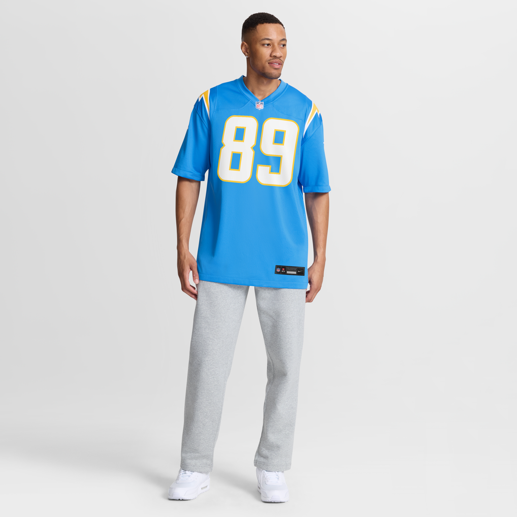 Men's Los Angeles Chargers Brenen Thompson Powder Blue Team Game Jersey