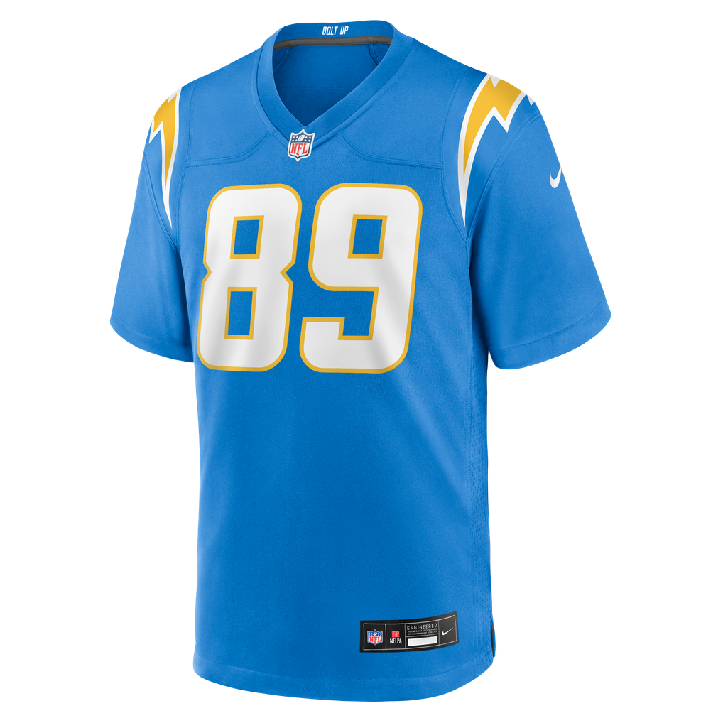 Men's Los Angeles Chargers Brenen Thompson Powder Blue Team Game Jersey