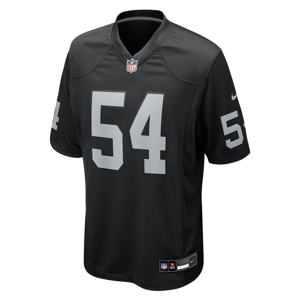 Men's Las Vegas Raiders Brennan Jackson Black Team Game Jersey