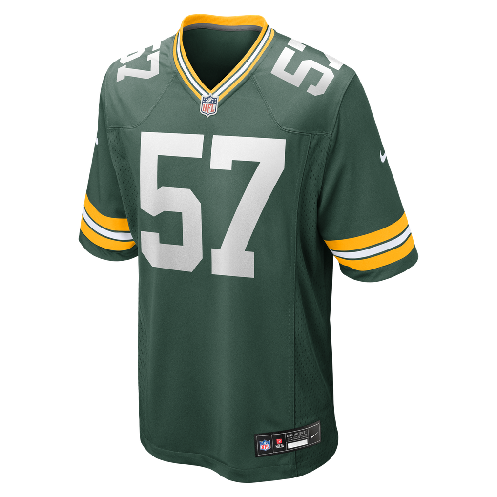 Men's Green Bay Packers Brenton Cox Jr. Green Game Jersey