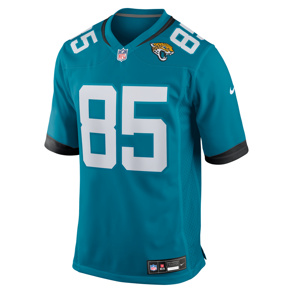 Men's Jacksonville Jaguars Brenton Strange Teal Team Game Jersey