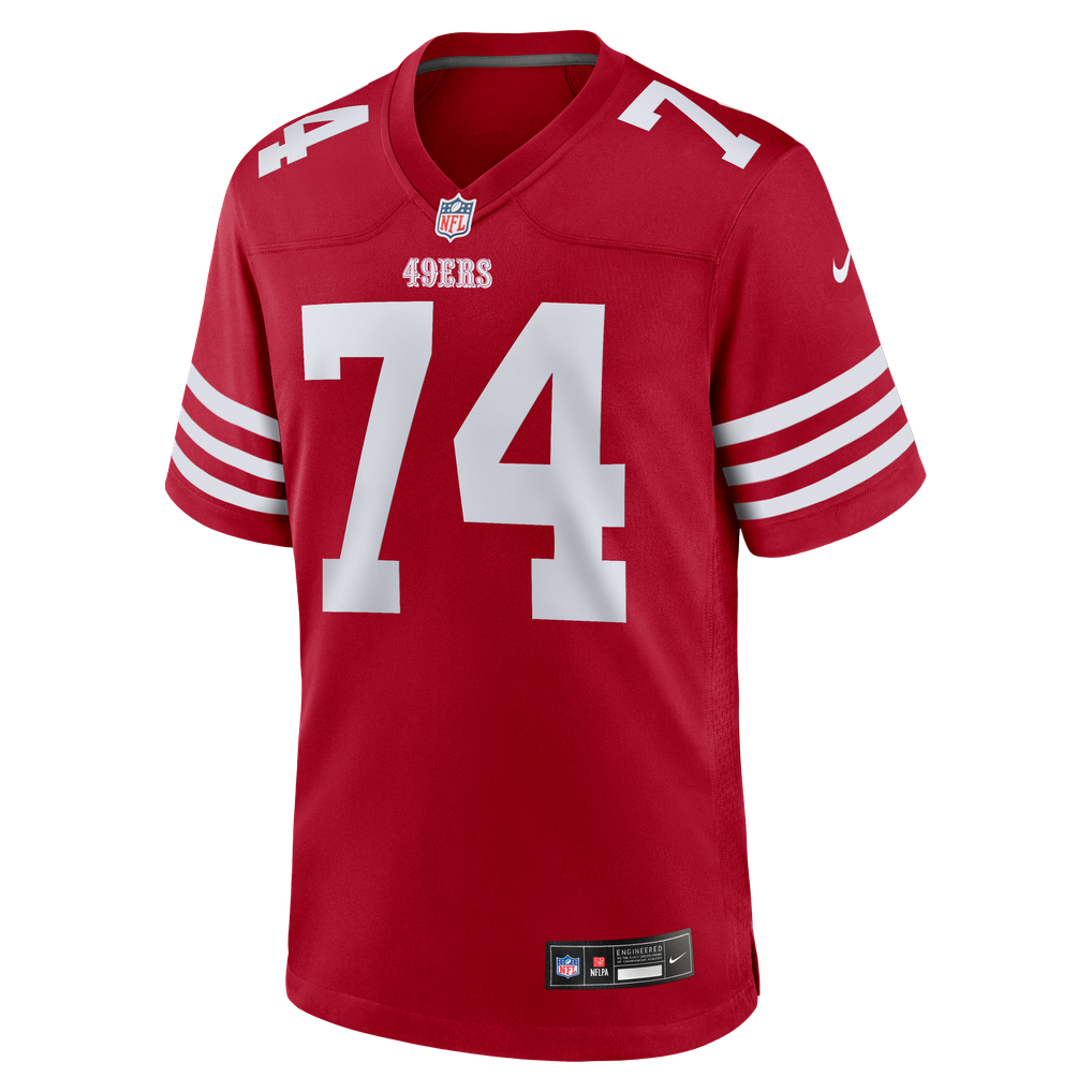 Men's San Francisco 49ers Brett Toth Scarlet Team Game Jersey