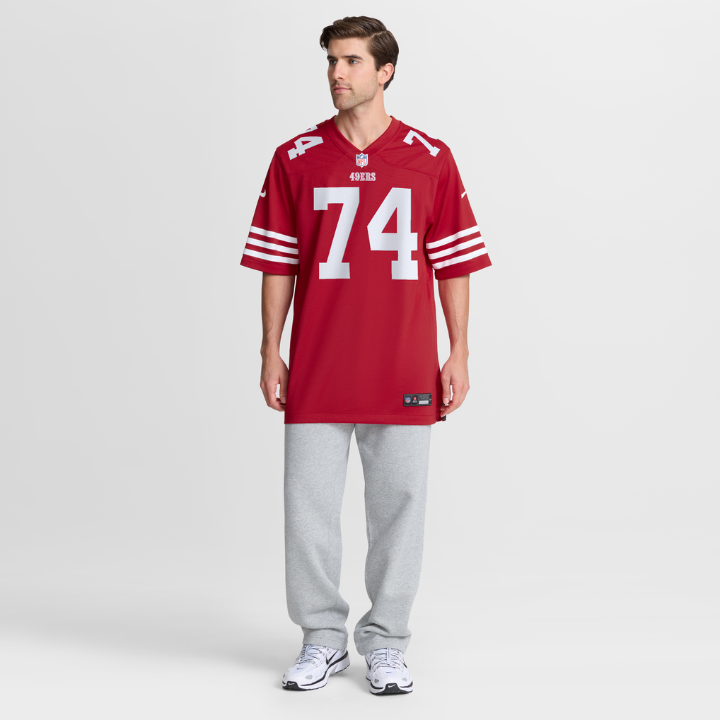 Men's San Francisco 49ers Brett Toth Scarlet Team Game Jersey