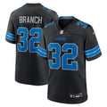 Men's Detroit Lions Brian Branch Black Alternate Game Jersey