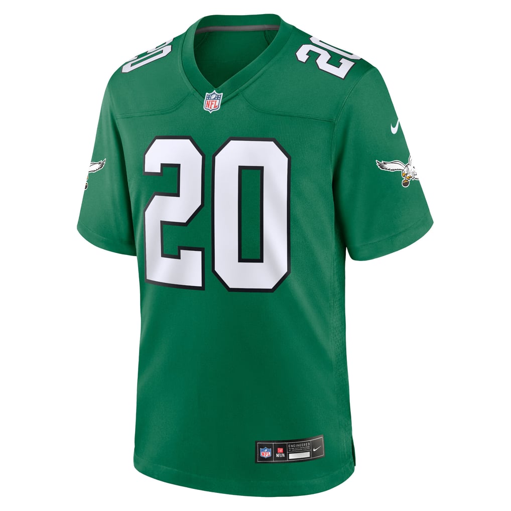 Men's Philadelphia Eagles Brian Dawkins Kelly Green Alternate Retired Player Game Jersey