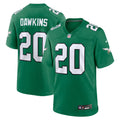 Men's Philadelphia Eagles Brian Dawkins Kelly Green Alternate Retired Player Game Jersey