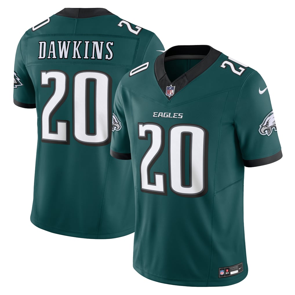 Men's Philadelphia Eagles Brian Dawkins Midnight Green Vapor F.U.S.E. Limited Jersey