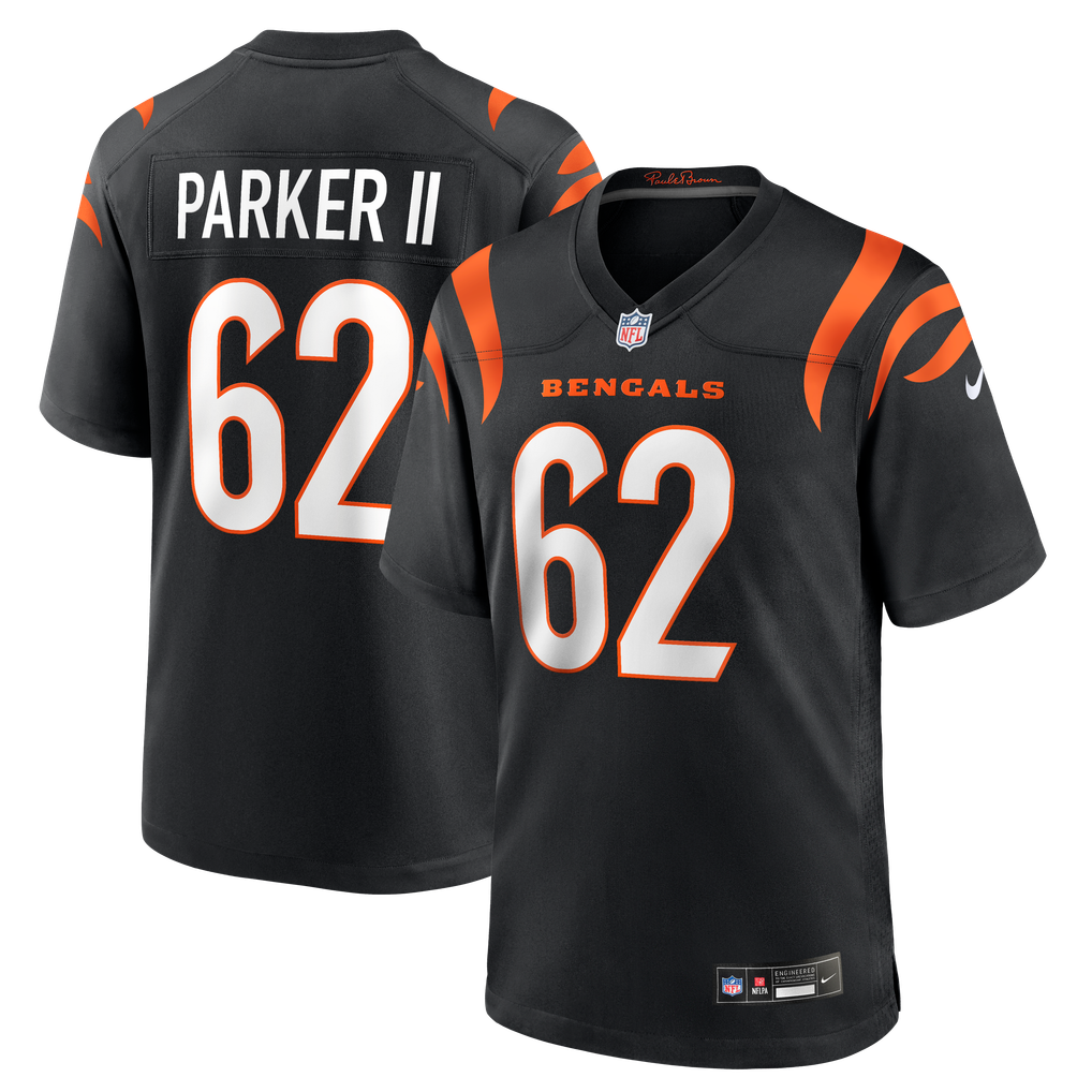 Men's Cincinnati Bengals Brian Parker II Black Team Game Jersey