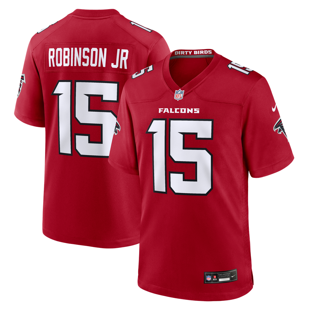 Men's Atlanta Falcons Brian Robinson Jr. Red Team Game Jersey