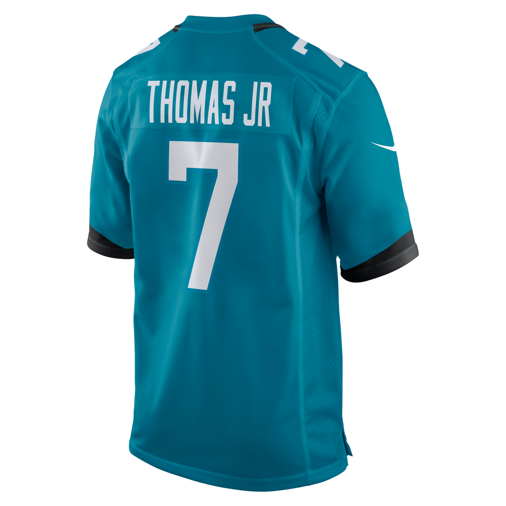 Men's Jacksonville Jaguars Brian Thomas Jr Teal Player Game Jersey