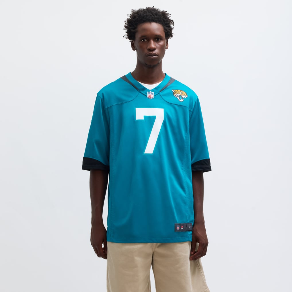 Men's Jacksonville Jaguars Brian Thomas Jr Teal Player Game Jersey